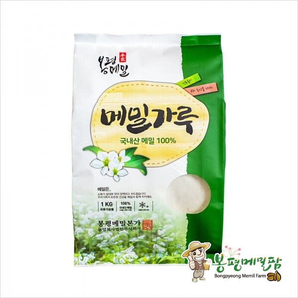 봉평메밀팜,국산 메밀가루 1kg