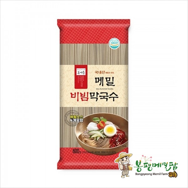 봉평메밀팜,메밀비빔막국수 600g